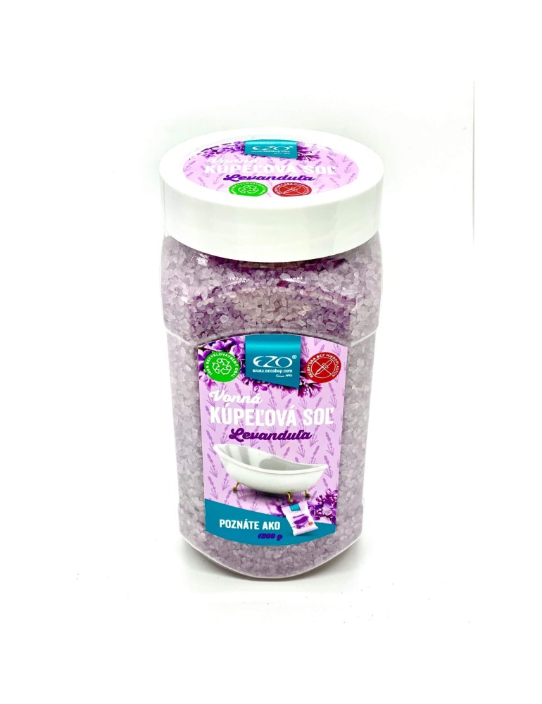 Soľ do kúpeľa s levanduľou 300g Soľ do kúpeľa s levanduľou 300g
