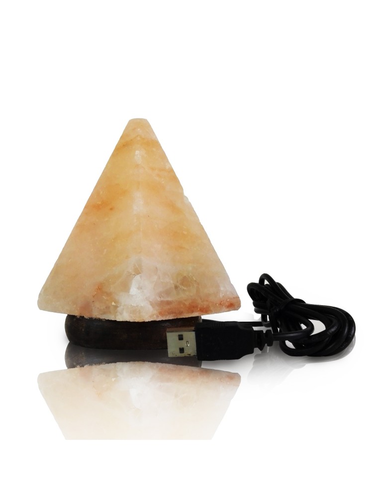 Soľná lampa USB pyramída Soľná lampa USB pyramída